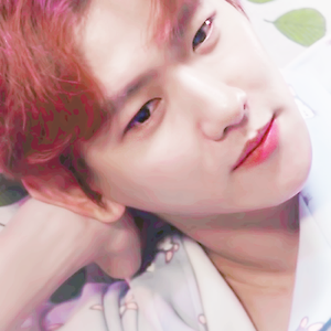 [GIF] 161030 EXO Vlive 1부 "lie-v 첸백시 눕방" 백현 Baekhyun