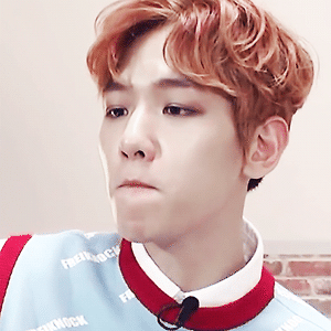 [GIF] 170310 EXO-CBX Line Live さしめし(sashimeshi) 백현 BAEKHYUN