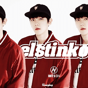 [GIF] Hats on F/W EXO 엑소 백현 BAEKHYUN : RED