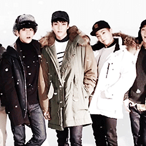 [GIF] 16F-W 햇츠온 X 엑소 겨울 화보영상
