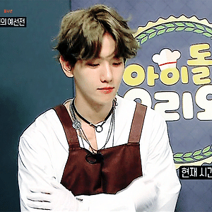 [GIF] 160914 아이돌 요리왕 백현 BAEKHYUN