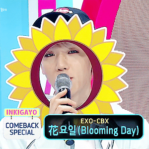 [GIF] 180415 인기가요 EXO-CBX 백현 BAEKHYUN