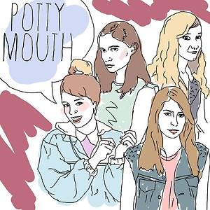 Potty Mouth - Black and Studs