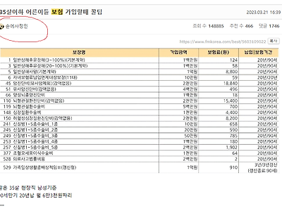 포텐간 보험설계사의 보험가입팁을 반박하고 진짜 보험 설계법 공유함.
