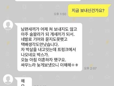 중고나라 유부녀 급발진