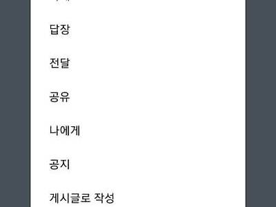 카카오톡 근래 업뎃 기능 중 나름 소소하게 실용성 있다는 것