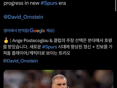 [온스테인] 주장단 결정은 포스테코글루가 직접 그리고 실력순