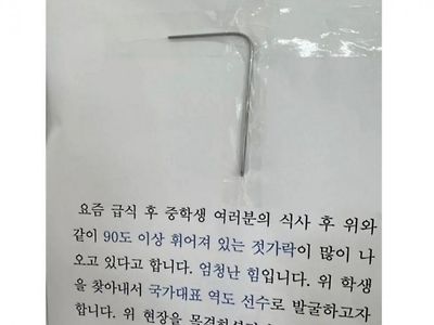 학교에서 수배중이라는 여중생