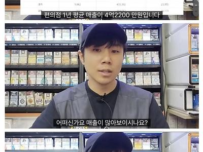 편의점 하루에 100만원 팔면 한달에 얼마나 남는지 올린 사장