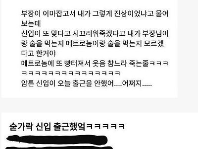 메테르놈을 폭행한 신입사원