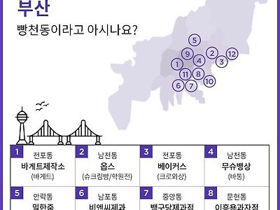 부산 빵의 명소