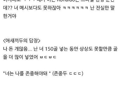 (중복주의) 크리스티안 호날두 미담