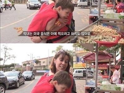 아이가 외국음식만 먹어서 걱정인 어머니.