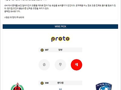 4월 12일 ACL 6경기 분석픽