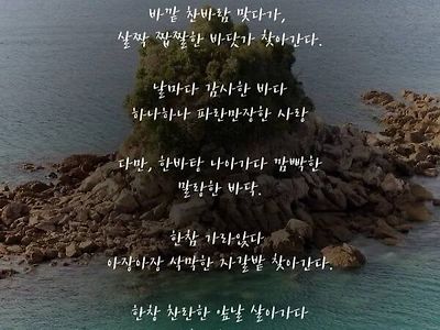 단 하나의 모음만을 사용해서 쓴 시