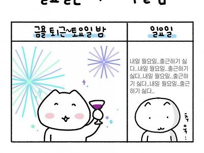 일요일은 가짜 주말이다