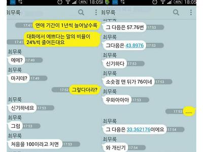 아 문과생 남친 사귈껄...