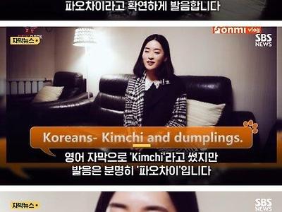 김치를 파오차이라 부르는 북한