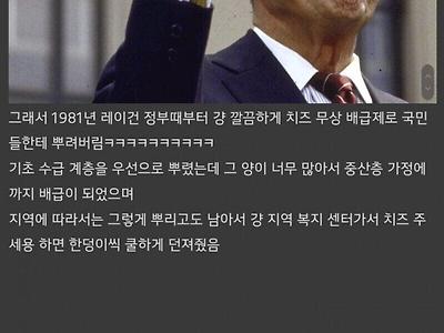 미국의 모든 음식에 치즈가 들어가는 이유