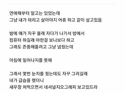 철없지만 건전한 남편