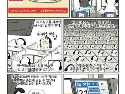 콜센터 만화