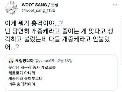 새로운 줄임말 논란