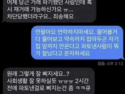 당근마켓 인성훈계질 수준