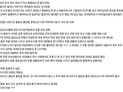 안세영 기자회견에서 발표한 내용+배드민턴협회의 병크 요약