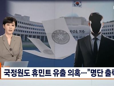 대한민국 국정원 근황