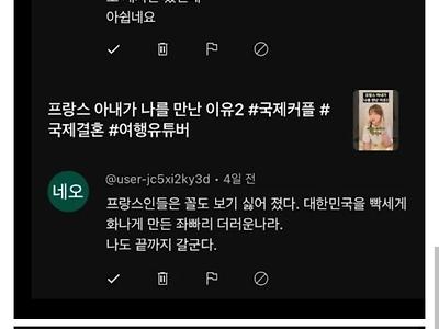 프랑스 국제부부 유튜브 근황