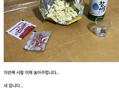 공무원 시험 15수만에 포기한 사람 