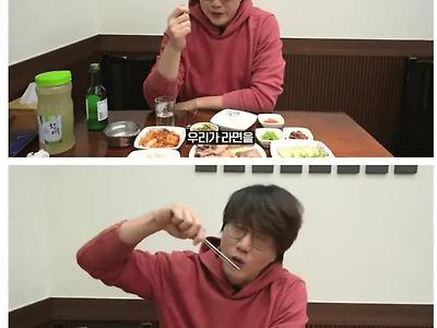 아저씨들이 소주를 글라스로 먹는 이유.jpg