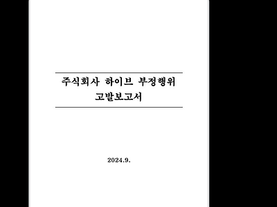 민희진 국회 국정감사 출동 예정