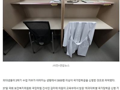 의대생들, 수업 거부해도 "국가장학금 주세요"…3200명 신청