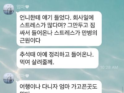 엄마 "내가 먹여 살릴게 집에 와 나랑 여행 다니자"