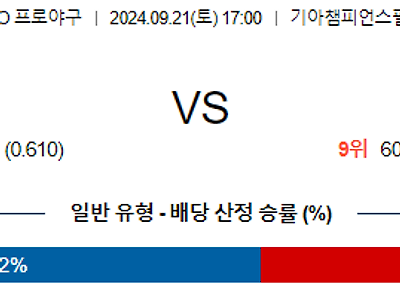 9월 21일 KBO KIA NC 한일야구분석 무료중계 스포츠분석