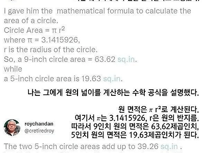 9인치 피자를 시켰는데 5인치 피자 2개 옴