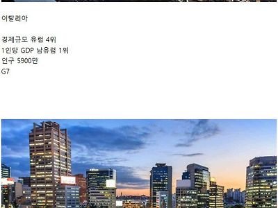 전세계 반도 국가 중 가장 발전한 두 나라