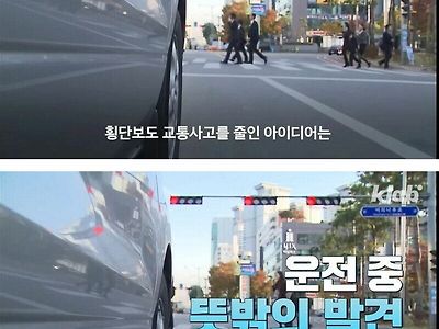 평범해 보이는 청주의 횡단보도 정지선의 비밀