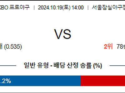 10월 19일 KBO LG 삼성 한일야구분석 무료중계 스포츠분석