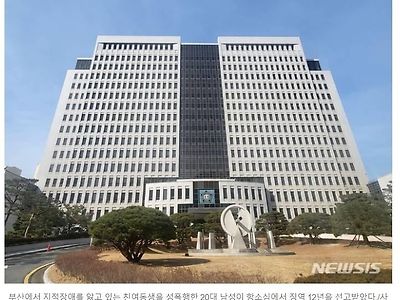 '성범죄 전과' 친오빠, 출소 11일만에 장애 여동생 성폭행