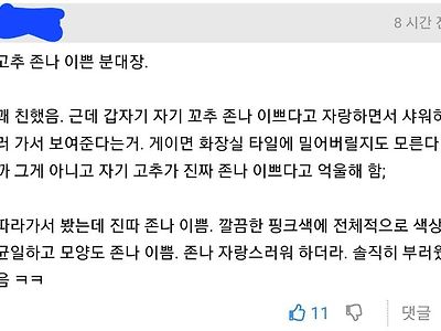 고추가 이뻤던 분대장