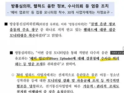 방통위 야동 단속 시작