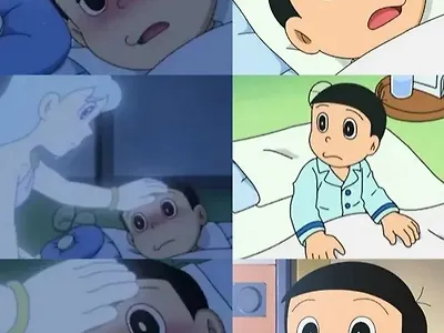 도라에몽 진구 진구엄마 쌩얼