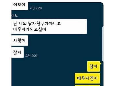 비선실세가 되고 싶은 여자친구