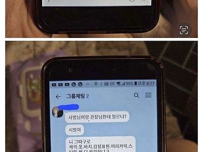 요즘 초3 카톡 언어폭력 수준