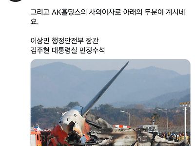 AK홀딩스 사외이사