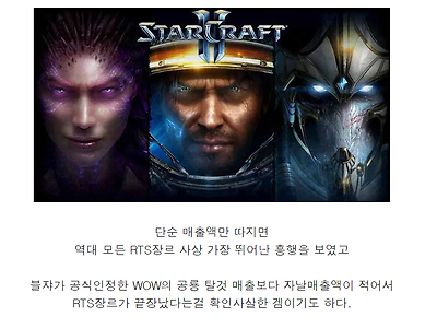 스타크래프트2의 판매량이 상징하는 것