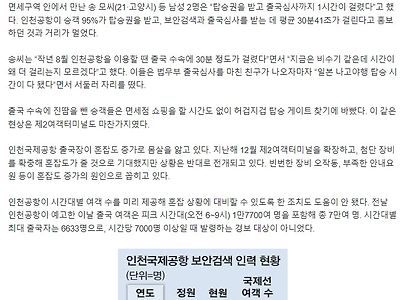 인천공항이 계속 밀렸던 이유 밝혀짐