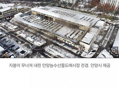 작년 폭설로 시장 붕괴할때 대규모 참사 막은 공무원 승진 